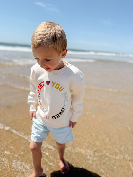 you are loved and important youth sweatshirt