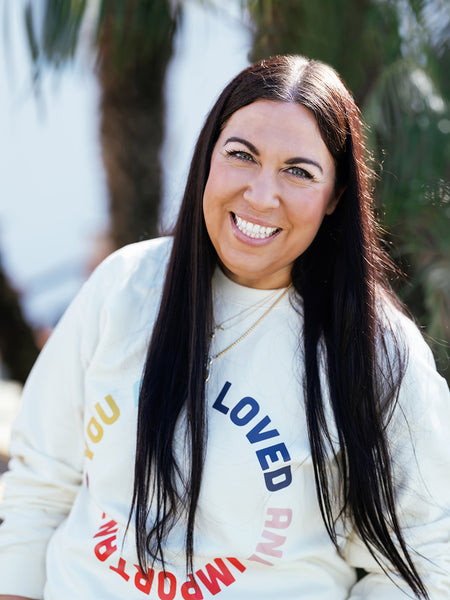 you are loved and important adult sweatshirt