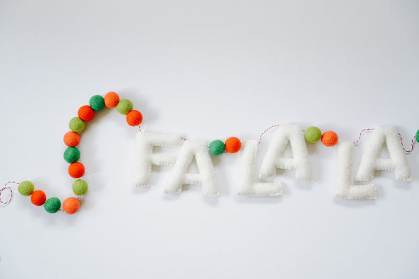 Hand Stitched Felt Letters