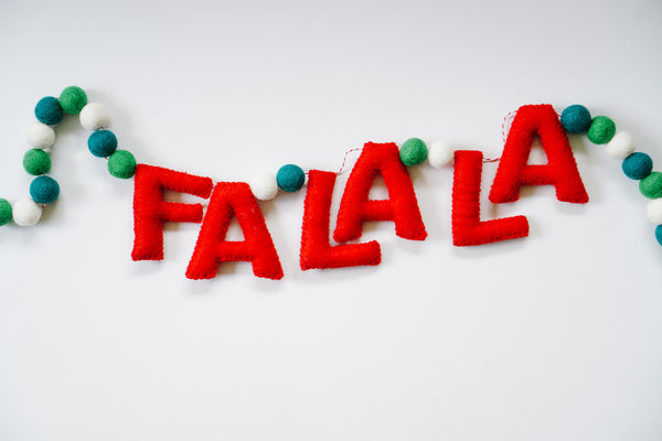 Hand Stitched Felt Letters