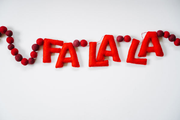 Hand Stitched Felt Letters