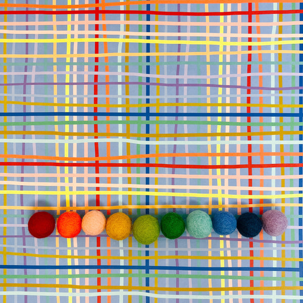 Hello Maypole x Shavs Paper Felt Balls