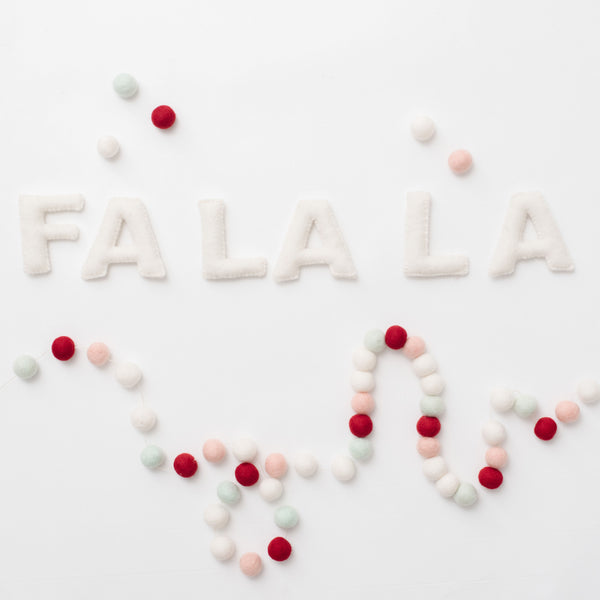 Hand Stitched Felt Letters