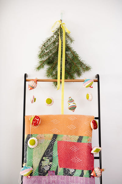 Vintage Ornament Felt Garland